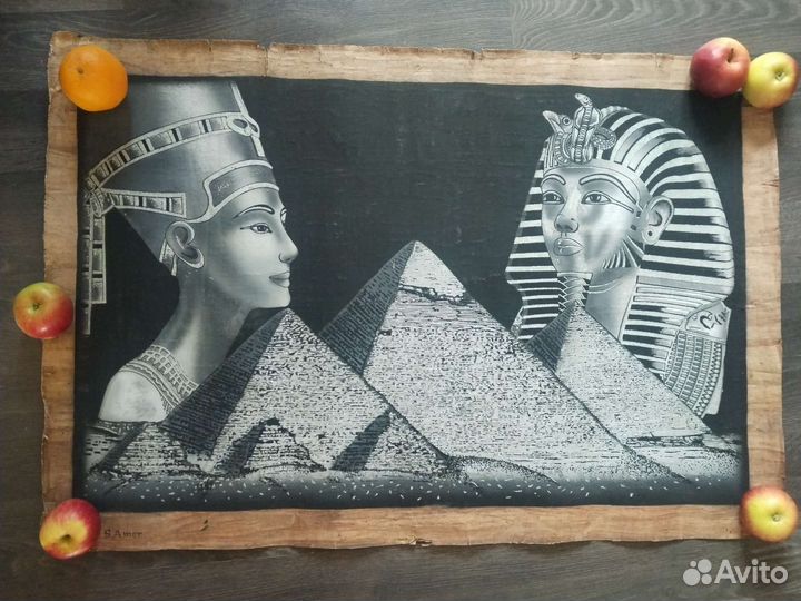 Картина из Египта на папирусе