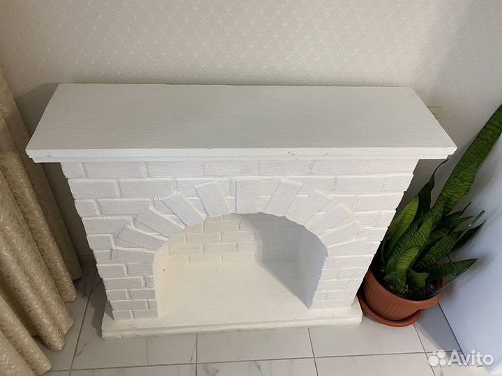 Камин из пинопласта
