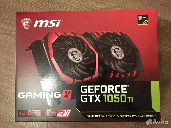 Msi gtx 1050 ti gaming 10