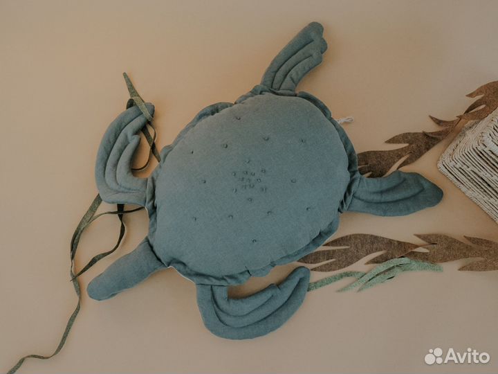 Большая мама Черепаха мягкая игрушка ручной работы