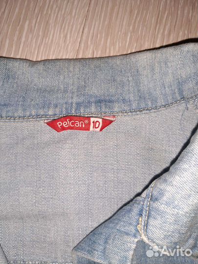 Костюм джинсовый для девочки 140