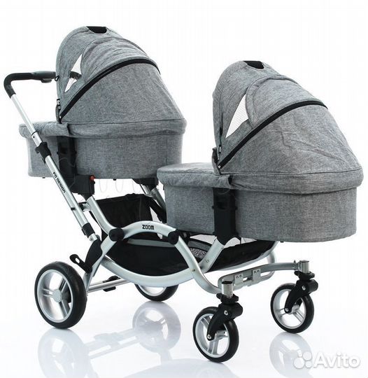 Двойная коляска для погодок