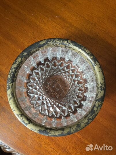 Конфетница ваза СССР серебро 825