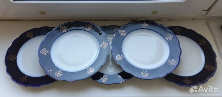 Фарфоровая посуда СССР Коростень 1950-1955г