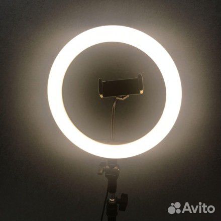 Кольцевая селфи лампа 26 см супер тонкое