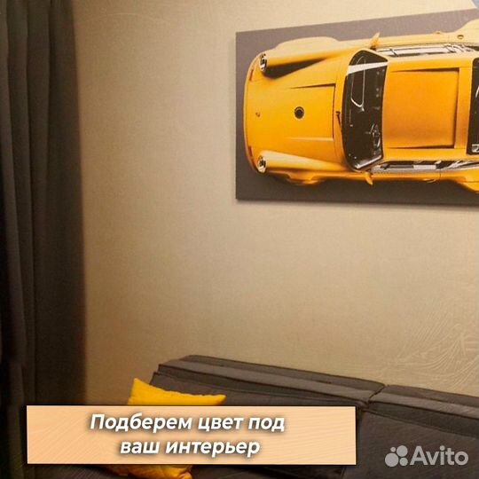 Современные картины на холсте porsche