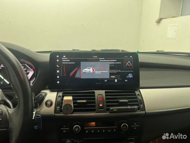 Приборная панель бумеранг + мультимедиа BMW X5 E70