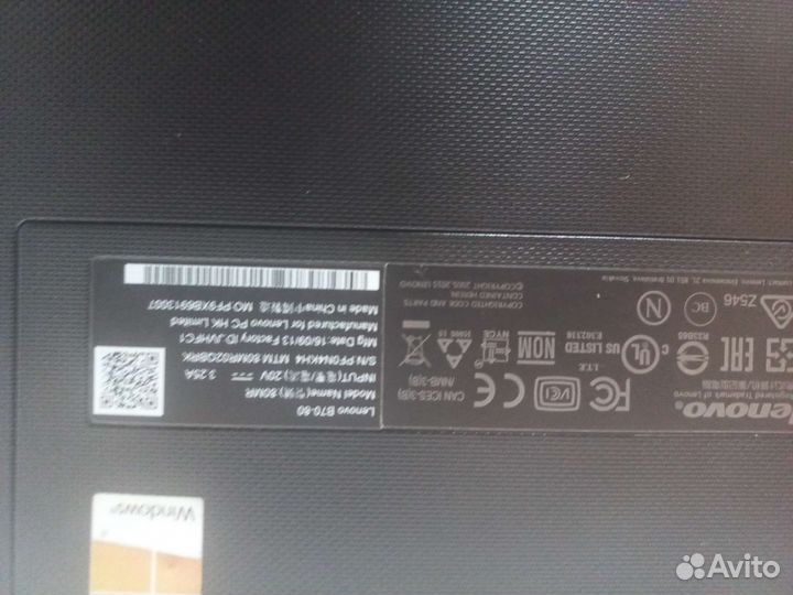Ноутбук Lenovo B70-80
