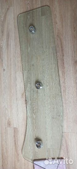 Полка стеклянная. Новая