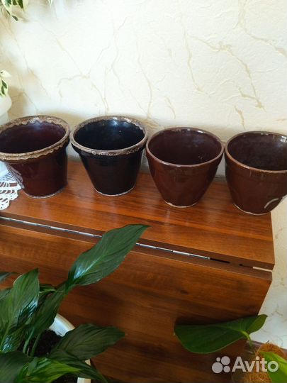 Керамические горшки для цветов