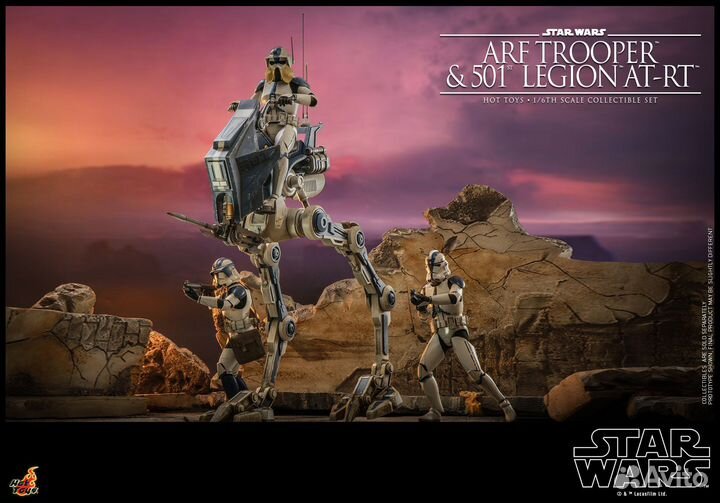 HOT toys TMS91 ARF trooper и 501ST legion AT-RT