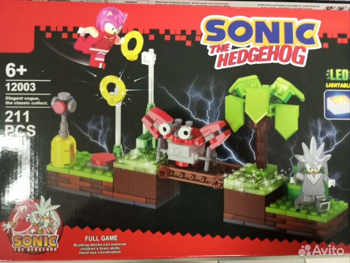 Лего наборы Sonic Hedgehog
