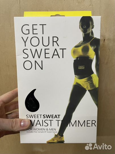 Пояс для похудения sweet sweat новый