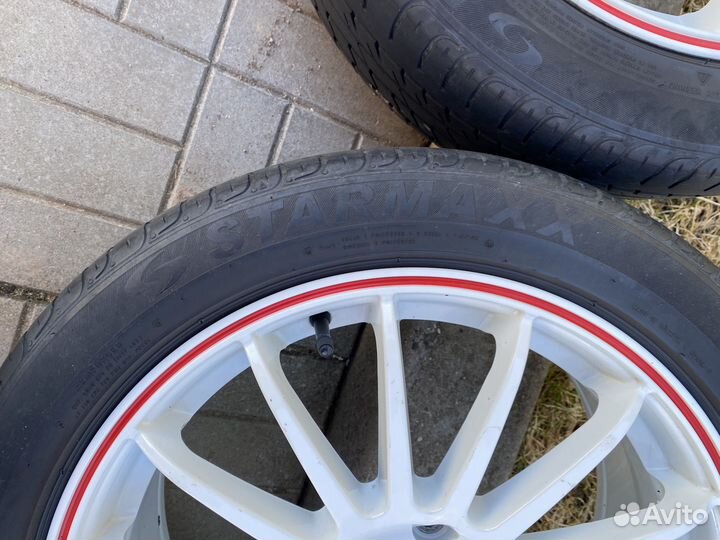 Литые диски r17 5x114.3 с резиной 225/45