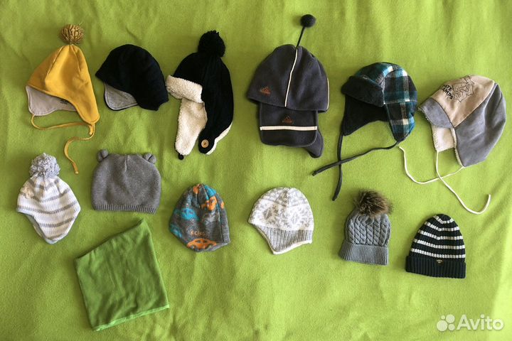 Шапки, кепки, панамы детские разные