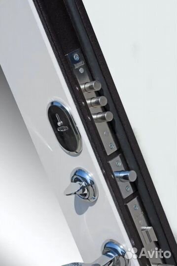 Дверь входная, с зеркалом