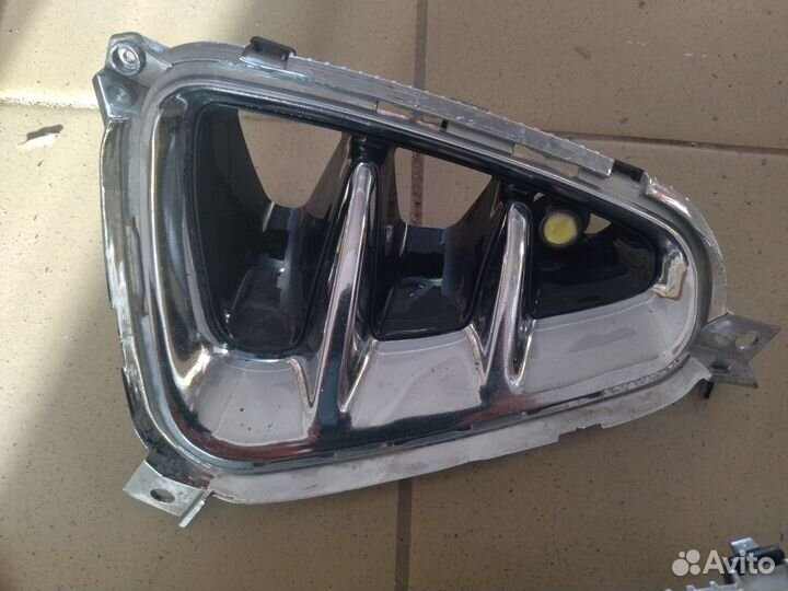 Решетка бампера левая/правая KIA optima IV хром