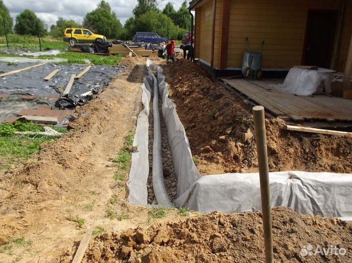 Дренажная труба / дренаж под ключ