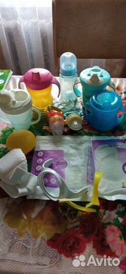 Бутылочки avent, поильники