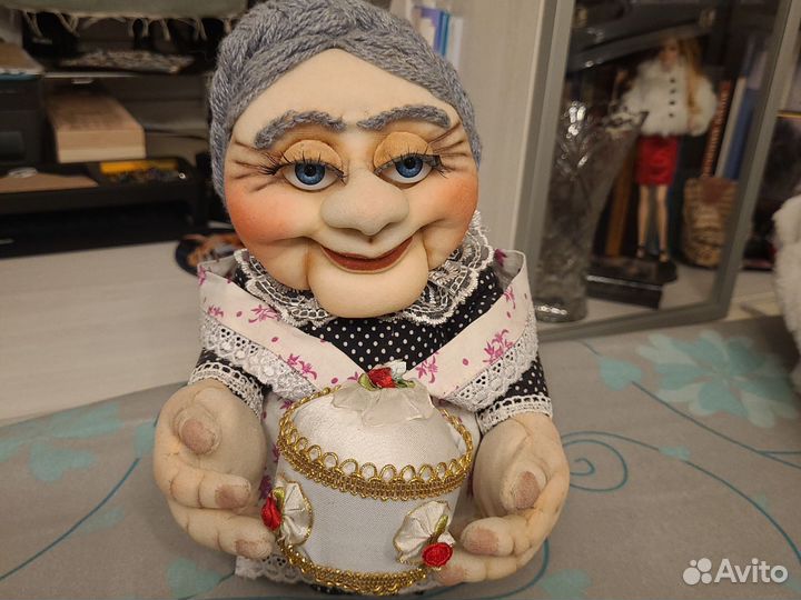 Чулочная кукла-шкатулка