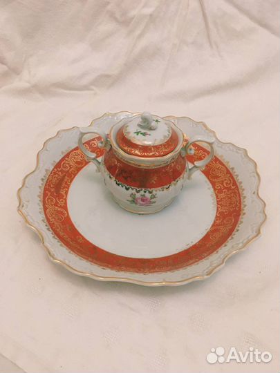 Сахарница и тарелка Oscar Schlegelmilch