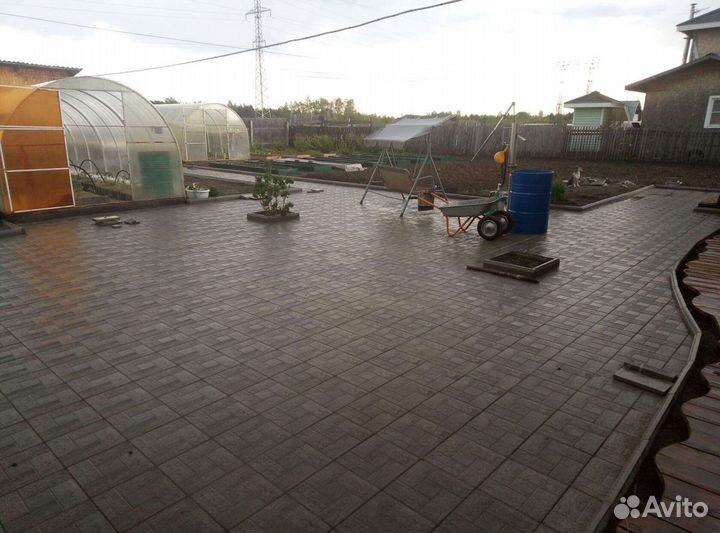 Укладка, тротуарной плитки