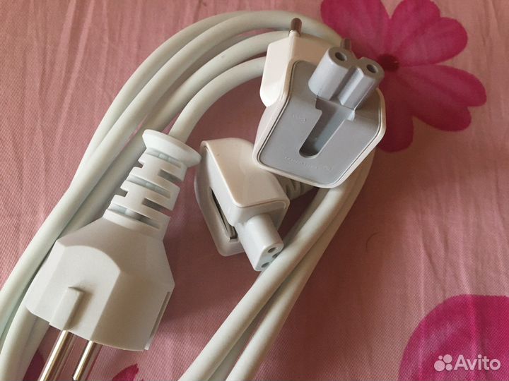 Сетевой кабель и переходник для macbook