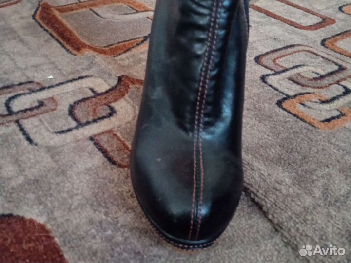Зимние женские сапоги 38 натуральная кожа
