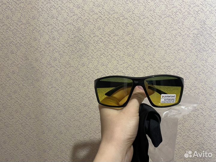 Солнцезащитные очки мужские стекло / поляризация