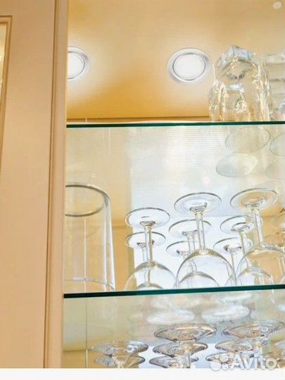 Набор светильников мебельных врезных точечных 3шт