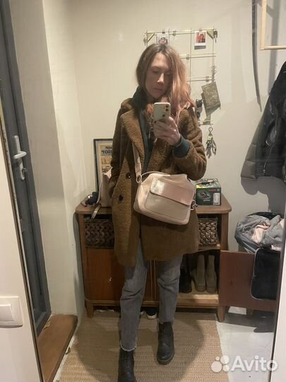 Пальто шуба тедди