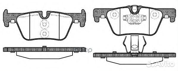 1476 00 колодки дисковые з BMW 1 F20 1.6/1.8/2