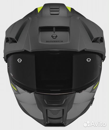 Schuberth E2 defender yellow