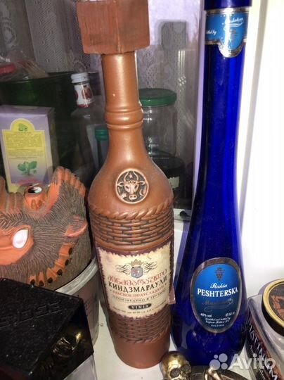 Бутылка глина коллекция 38шт