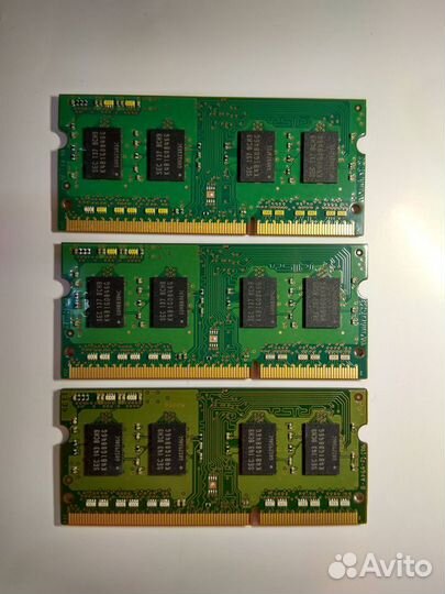Память SO-dimm DDR3-1333 samsung PC3-10600 1GB