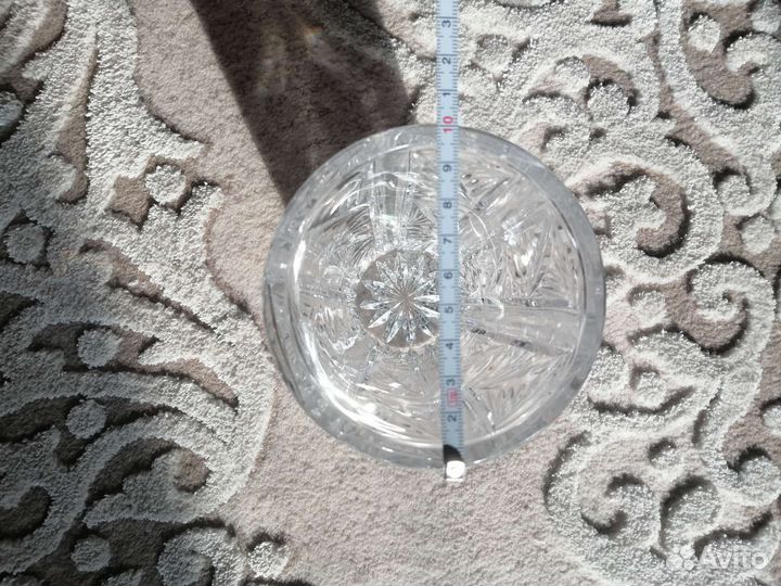 Ваза хрустальная СССР, Чехия