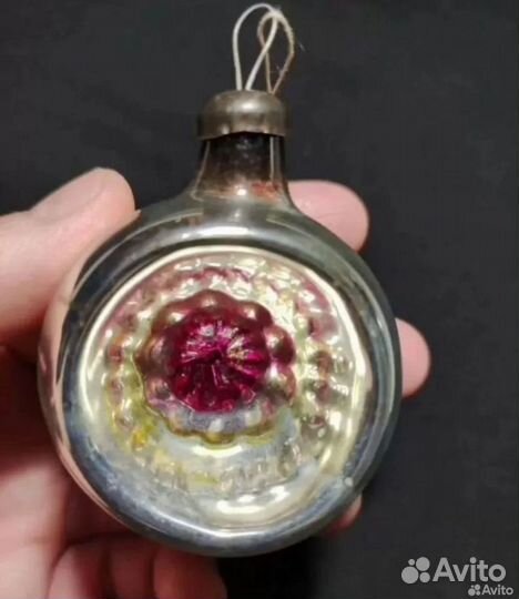 Елочная Игрушка Шар Прожектор СССР