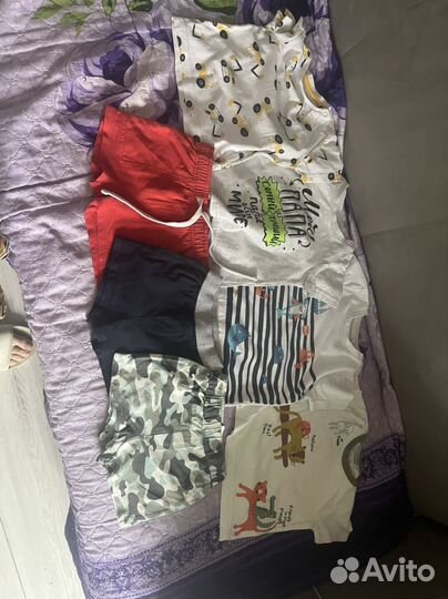 Большой пакет вещей на мальчика 74-80