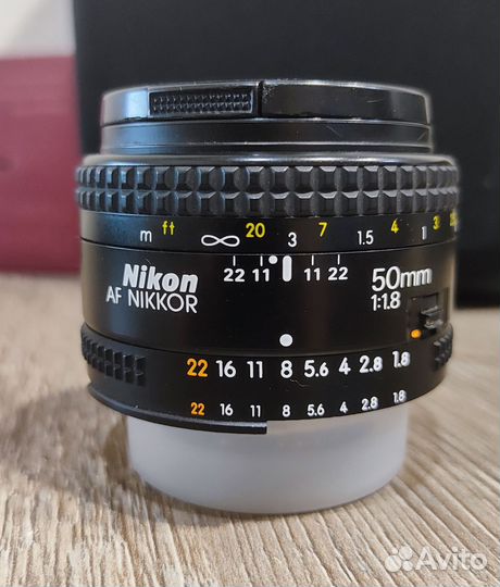 Объектив nikon 50mm 1:1.8