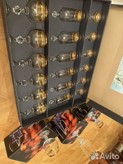 Набор бокалов богемия 36 шт