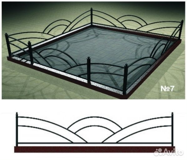 Оградки на кладбище