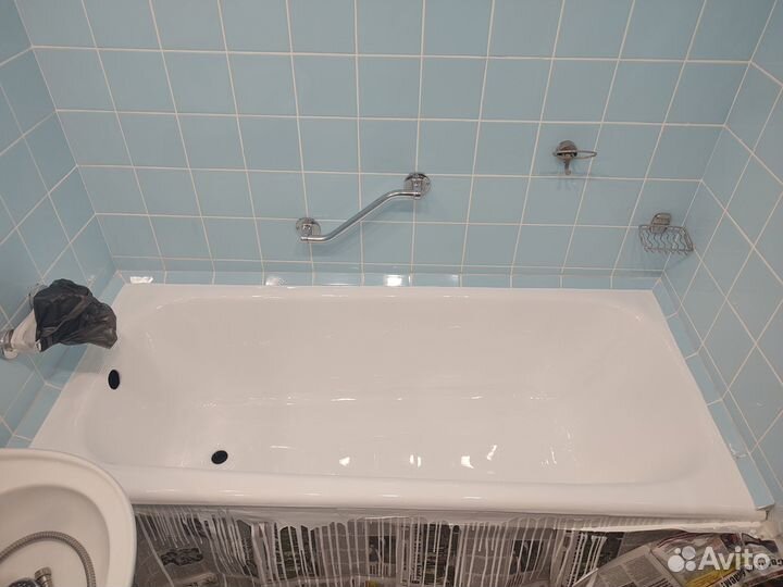Реставрация ванн жидким акрилом Мытищи. За 2 часа