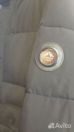 Пуховик зимний мужской длинный