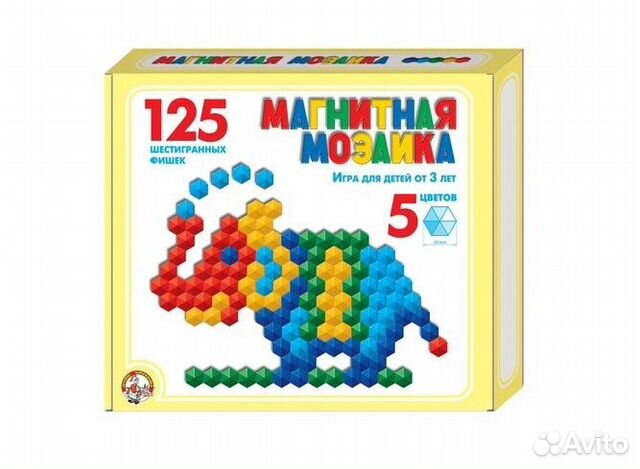 Магнитная мозайка 125 эл 00962