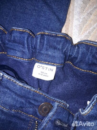 Джинсы утепленные O'stin для мальчика 152