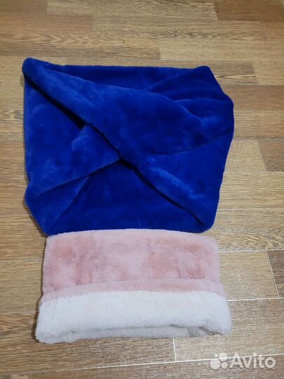 Меховой снуд,h&m, bershka