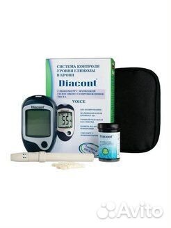 Глюкометр Diacont с голосовым сопровождением