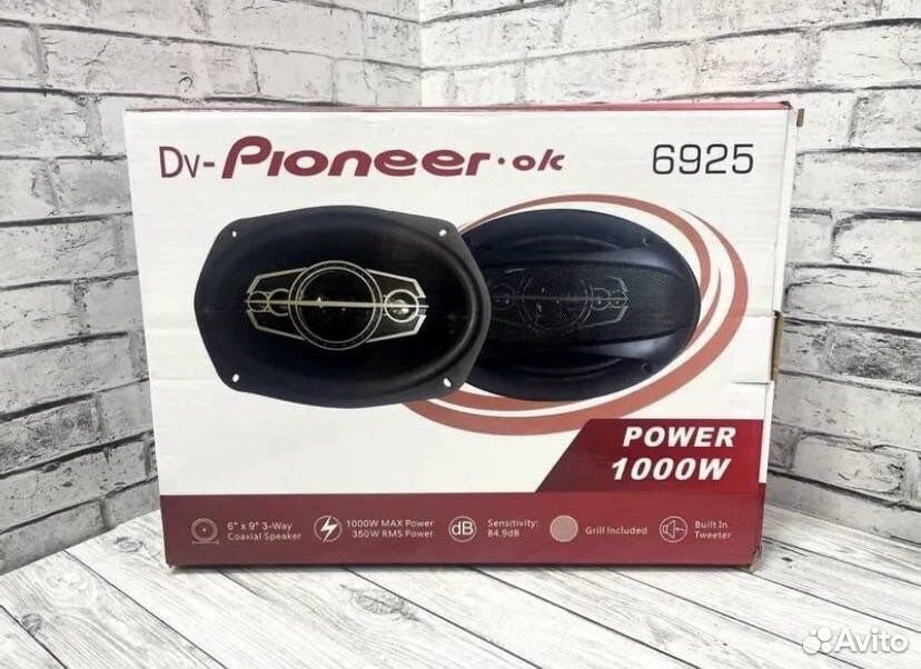 Автомобильные колонки Pioneer Овалы 1000 w