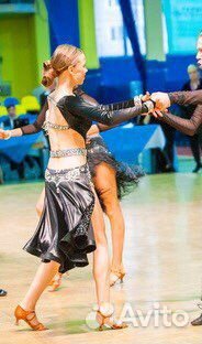 Латинское платье для спортивных бальных танцев