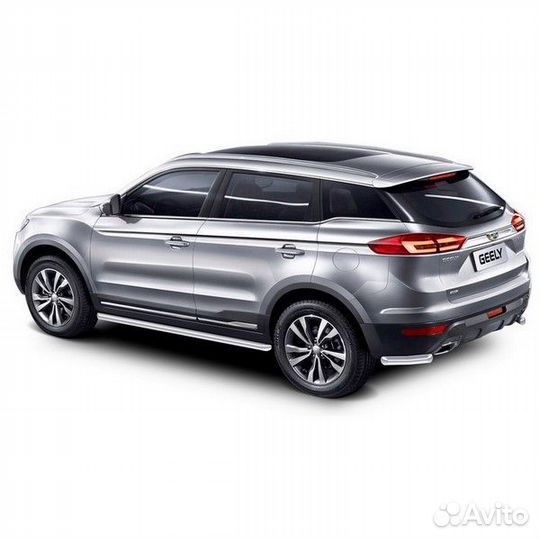 Защита порога d57 Geely Atlas 2018